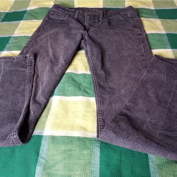 Levi's 28x32 Gray Full Length Pockets Zipper Logo Men's Jeans - Picture 1 of 8